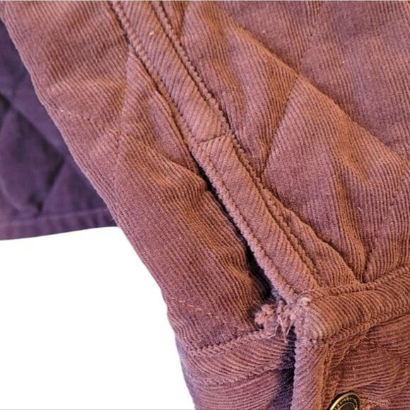 Charter Club Mauve Micro Corduroy Quilted Chore Jacket - Picture 4 of 6